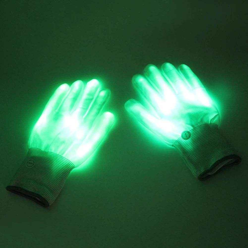 💫Glow Like a Star! Light-Up LED Gloves for Boys' Parties, Costumes, and Crazy Fun - ThiGui