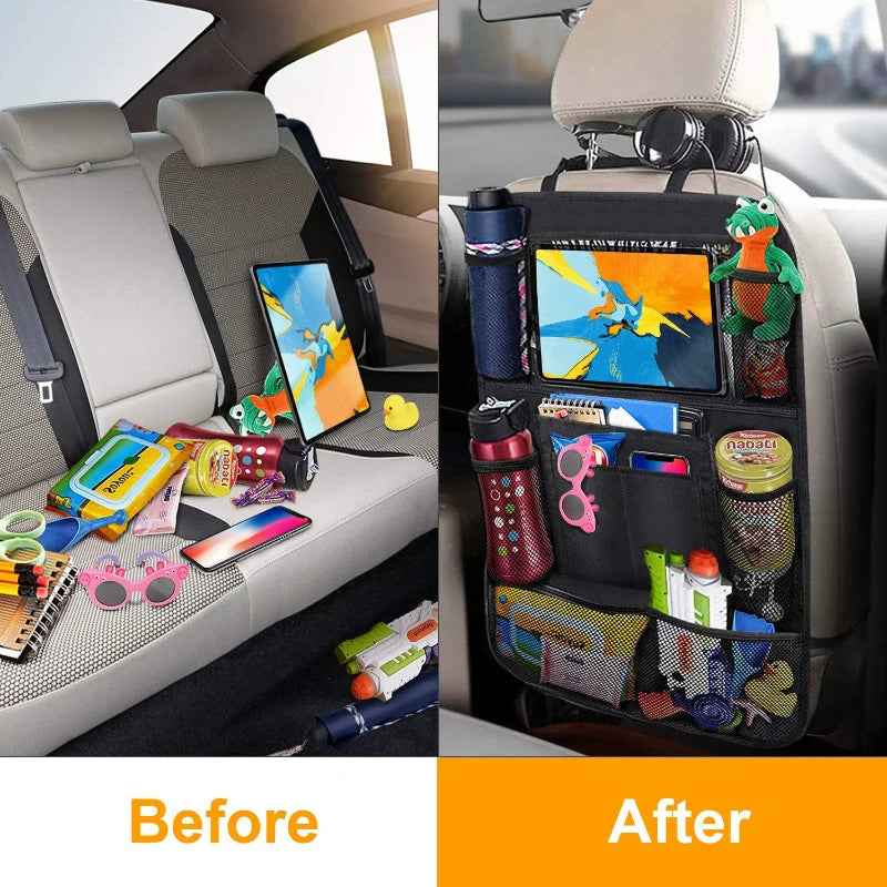 Road Trip Hero – Backseat Organizer with Tablet Holder for Tidy, Happy Car Rides! - ThiGui