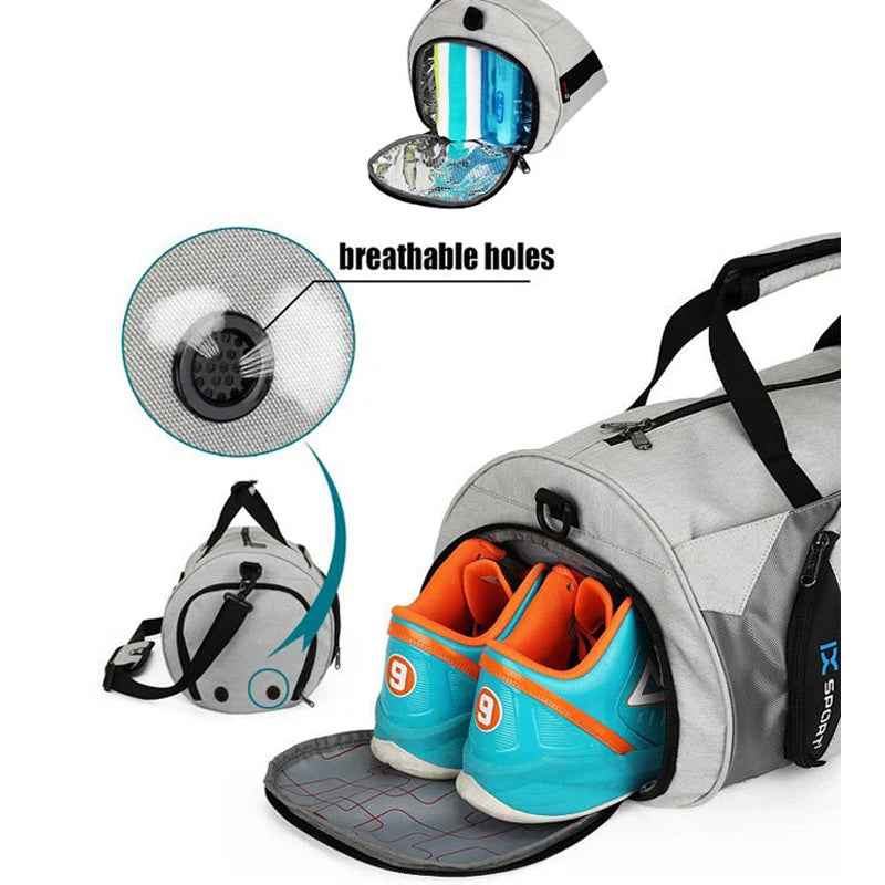 💪 Waterproof Gym Bag with Wet-Dry Compartments – Built for Active Boys! 🎽🧼 - ThiGui