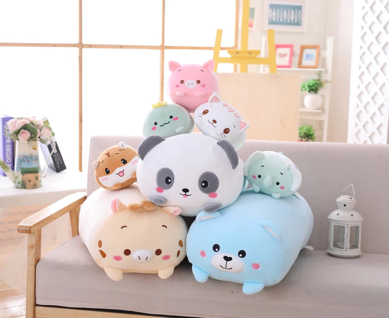 🦄 90cm Cuddly Animal Plush Pillow – Huggable Friends for Sweet Dreams! 🧸💤 - ThiGui