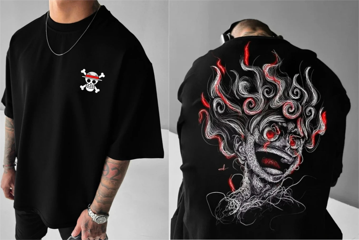 One Piece Classic Anime Tee 🏴‍☠️🔥 Summer Crew Neck T-Shirt - ThiGui
