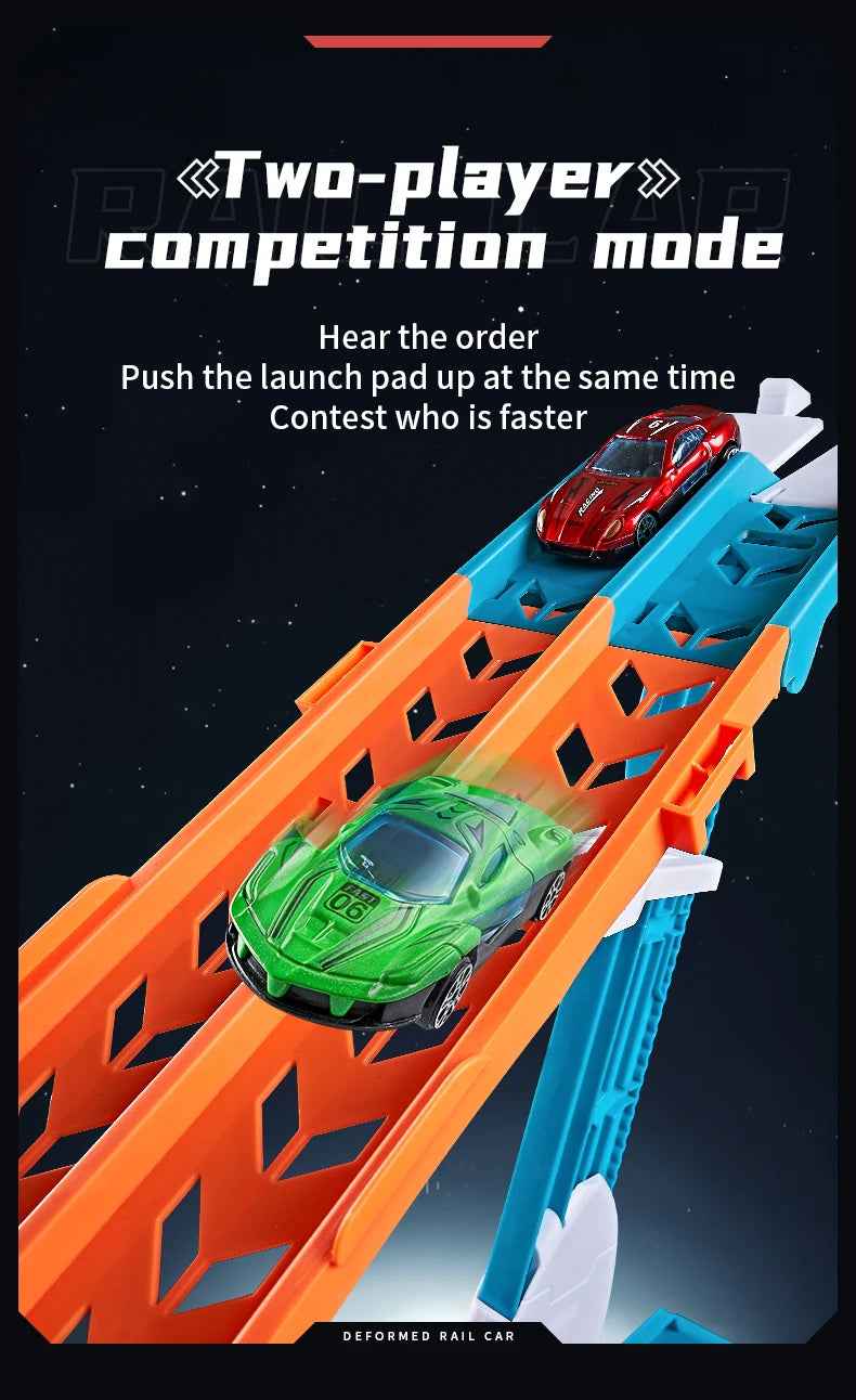 🚗 Rocket Racer Track Set – Loop, Launch & Transform into Hours of Fun! 🛞🚀 - ThiGui