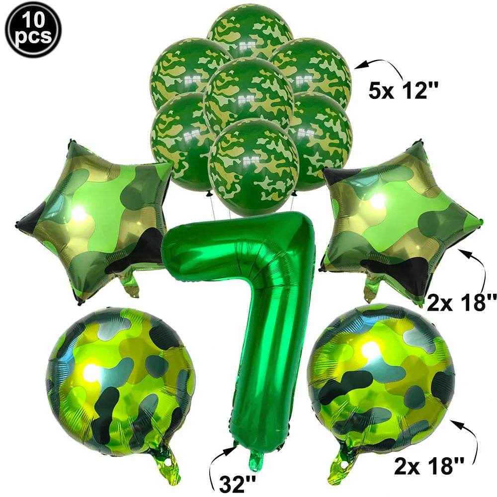 🎁Mission Party Success – Epic Camouflage Balloon Set for Little Soldiers! - ThiGui