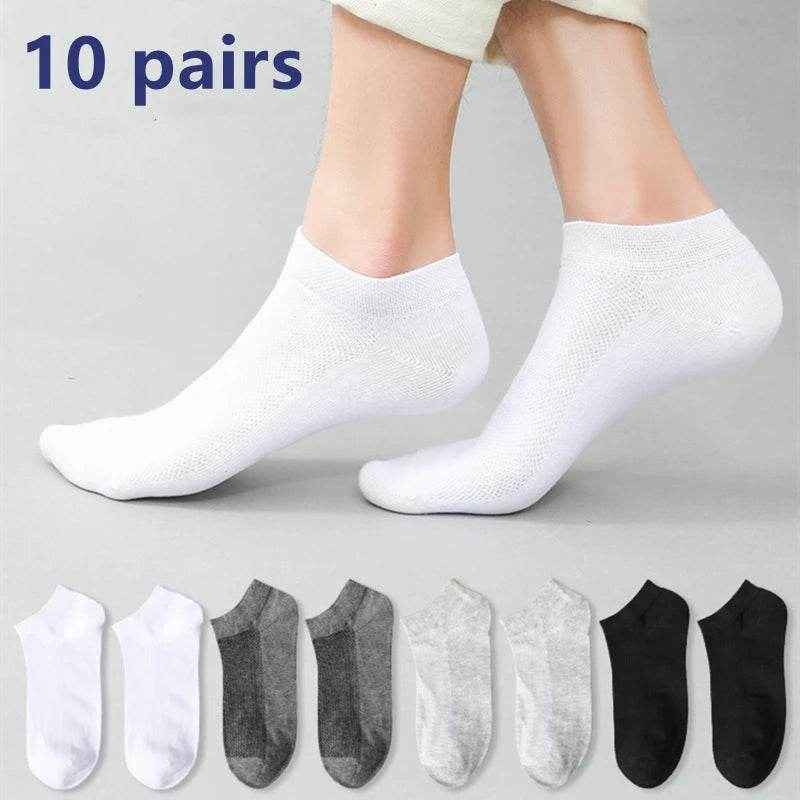 🧦Comfy Cotton Ankle Socks – 10 Pairs of Soft, Breathable Everyday Winners for Your Little Dynamo! - ThiGui