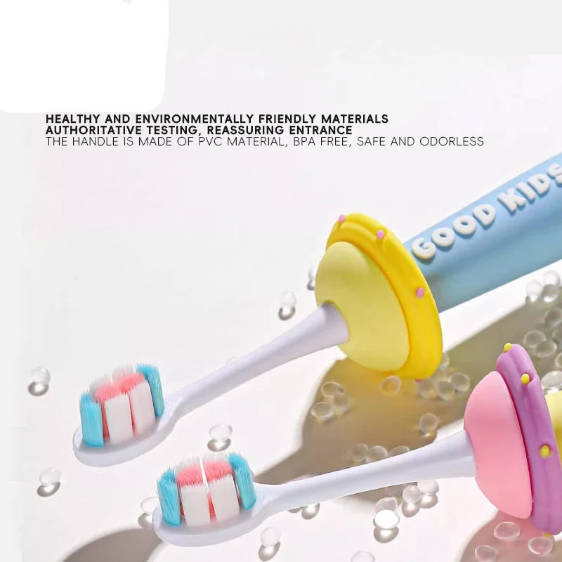 🪥🚀 Cartoon Astronaut Kids Toothbrush – Gentle Bristles, Galactic Fun! 🌙👦 - ThiGui