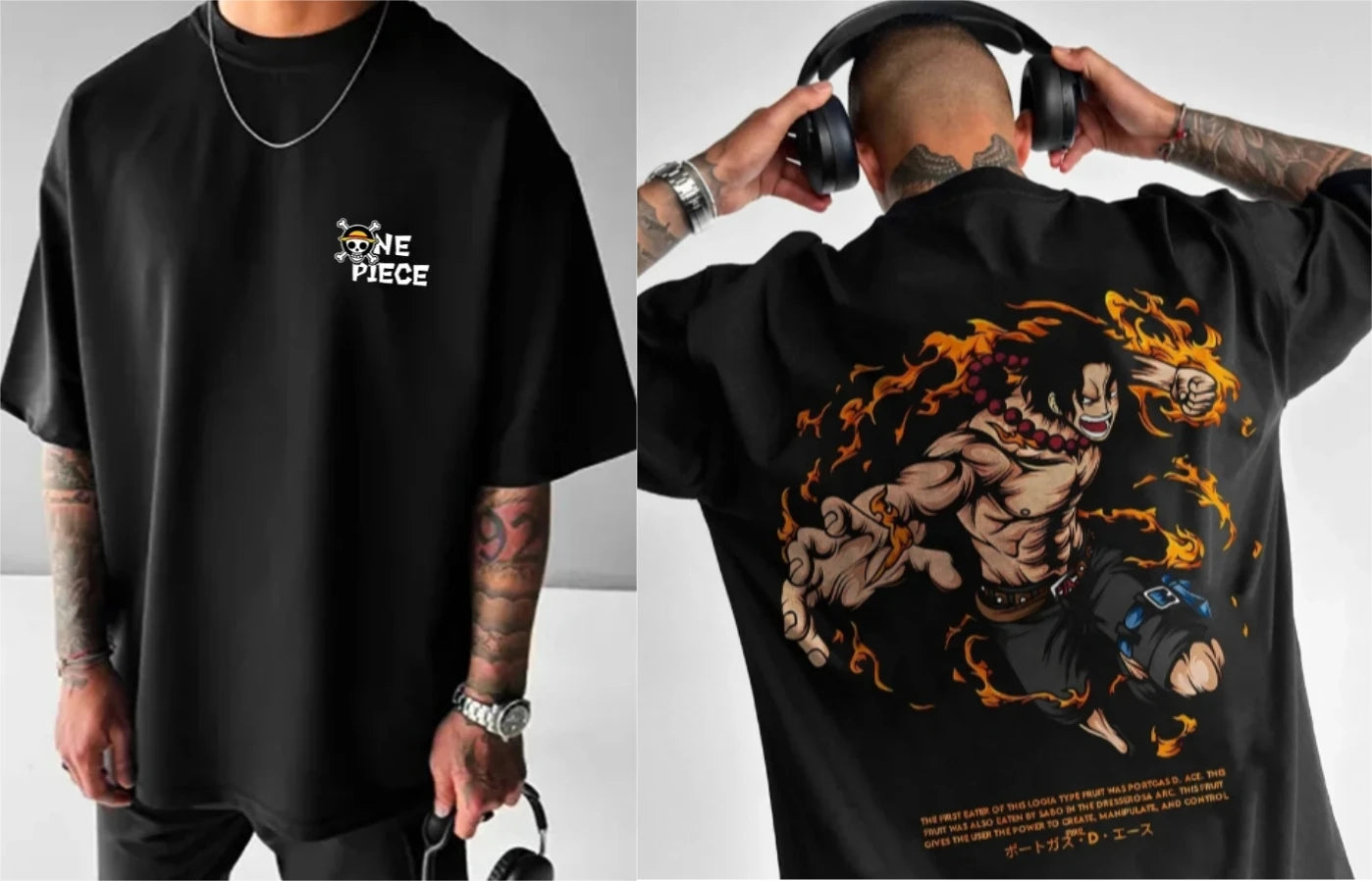 One Piece Classic Anime Tee 🏴‍☠️🔥 Summer Crew Neck T-Shirt - ThiGui