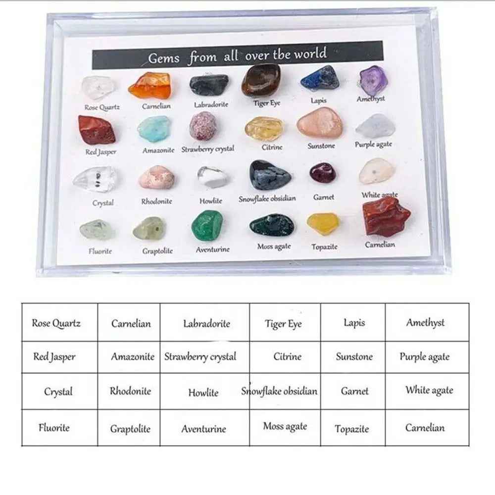 🛡️24 Magical Crystals for Curious Boys – A World of Colour, Calm & Discovery in One Box! - ThiGui