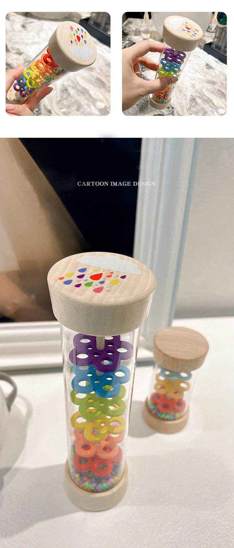 🌿Soothing Rain in a Tube – Gentle Sensory Rainmaker for Curious Little Ears! - ThiGui