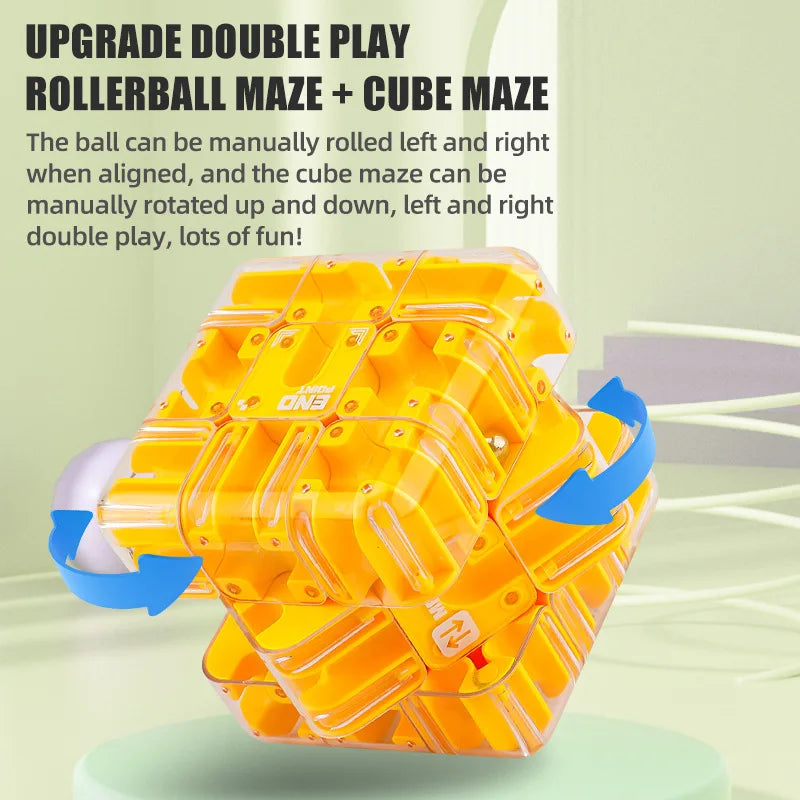 🌀🧩 3D Maze Magic Cube – Twist, Turn & Conquer the Labyrinth! 🎯💡 - ThiGui