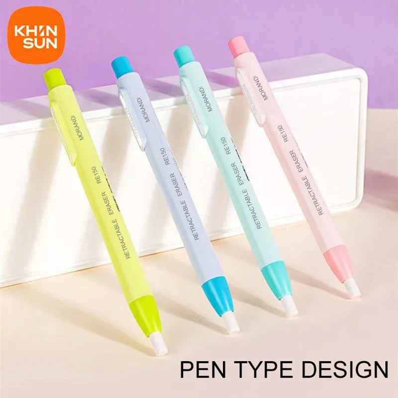 Retractable Pencil Eraser Pen Supplies - ThiGui