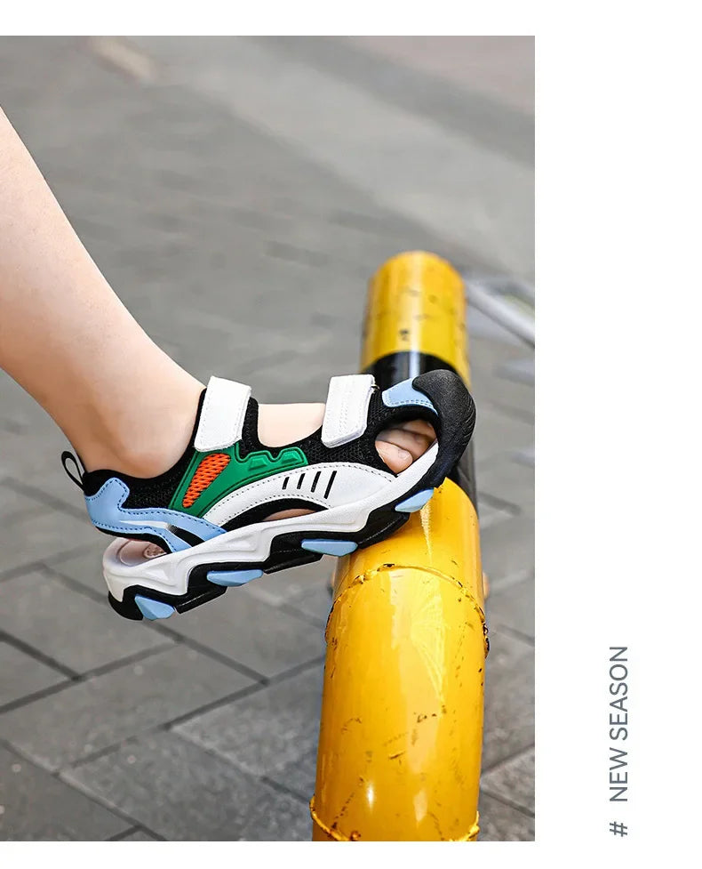 🏖️ Cool, Comfy & Ready to Go! Boys' Slip-On Sandals for Summer Adventures ☀️👣 - ThiGui