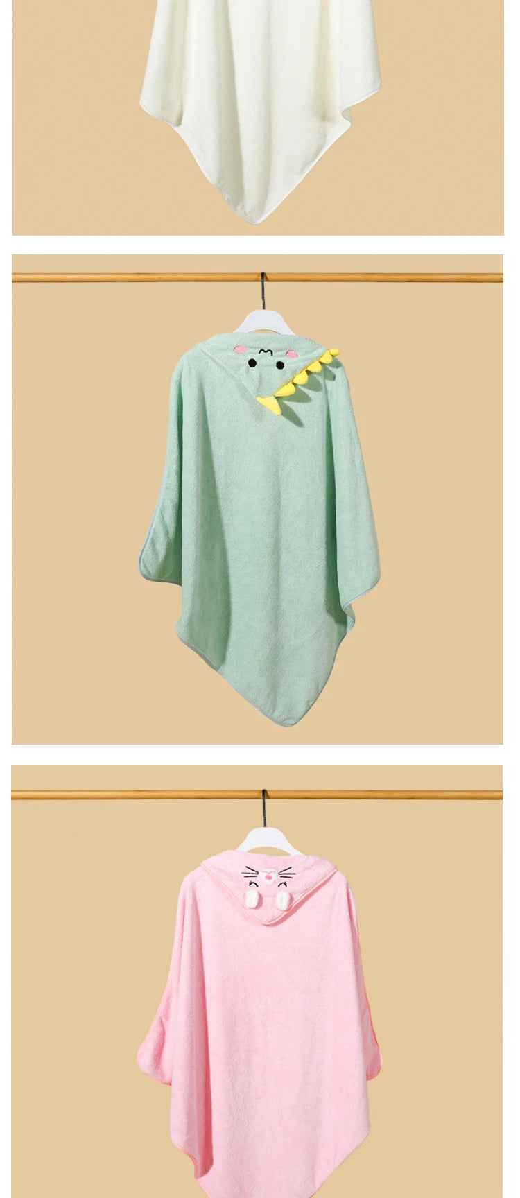 🐼 Cartoon Animal Hooded Bath Towel – Cosy Cuddles After Every Splash! 🛁🧼 - ThiGui