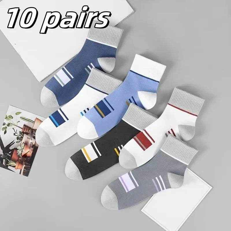 🧦Comfy Cotton Ankle Socks – 10 Pairs of Soft, Breathable Everyday Winners for Your Little Dynamo! - ThiGui