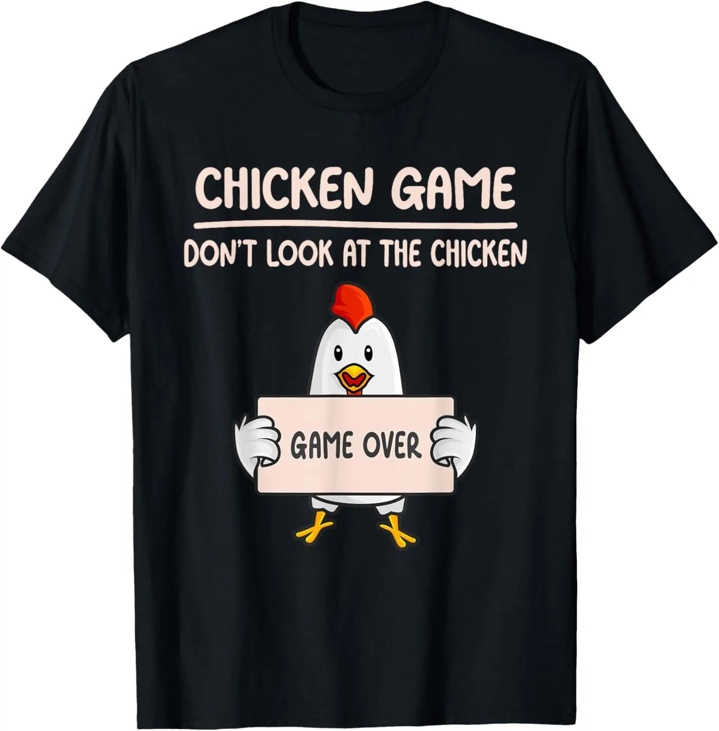 🐔🚫 Don’t Look at the Chicken! Hilarious Game-Inspired T-Shirt for Boys – Comfy, Bold & So Much Fun 😂👕 - ThiGui