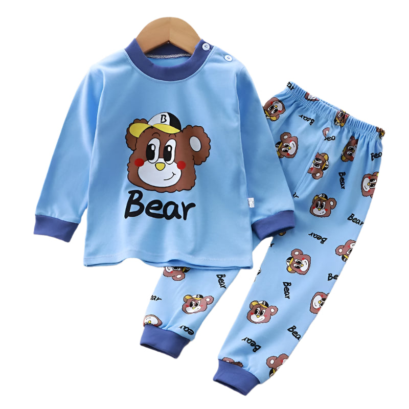 🌙Adorable Cartoon Baby Pajama Set – Snug, Soft & Super Cute! 💤 - ThiGui