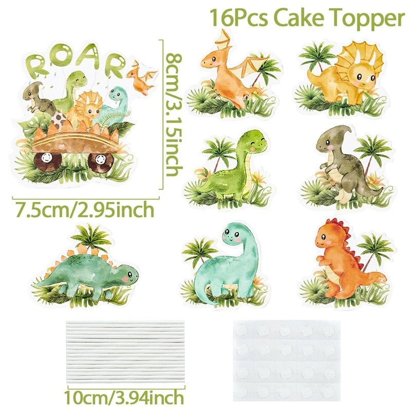 🦖 Roarsome Dino Tableware Set – Make His Birthday Wild & Easy! 🎉🍽️ - ThiGui