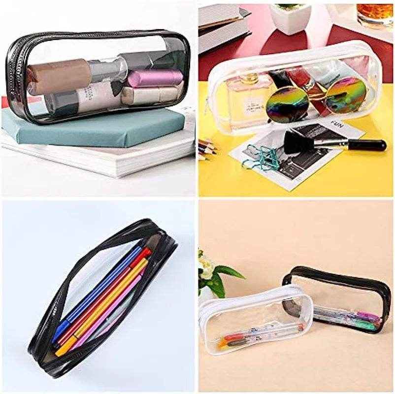 💡Pretty & Practical! Kawaii Transparent Pencil Case Every Girl Will Love - ThiGui