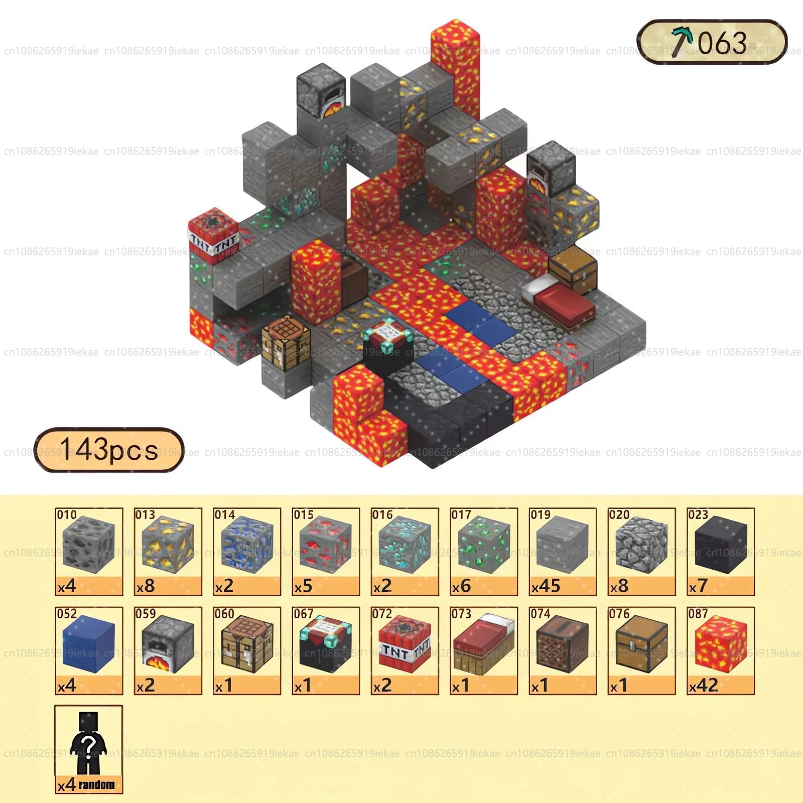 🧲 Build & Imagine! Magnetic Mine World Cube Set for Kids – Craft, Create, and Play 🎮🌍 - ThiGui