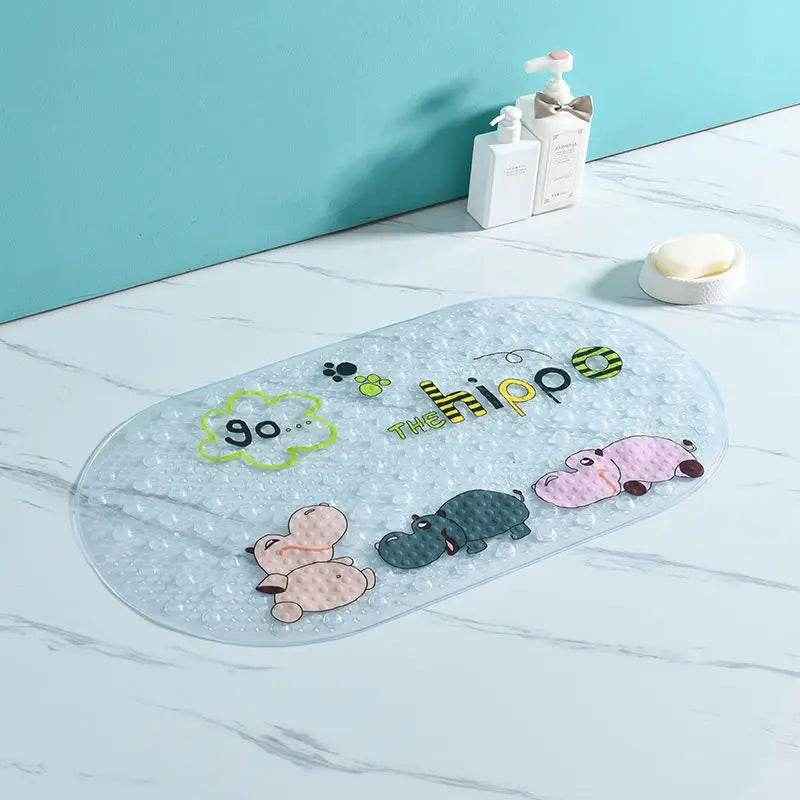 🐾 Safe, Sweet & Splash-Ready – Cartoon Suction Bath Mat for Kids Who Love Bathtime Fun! - ThiGui