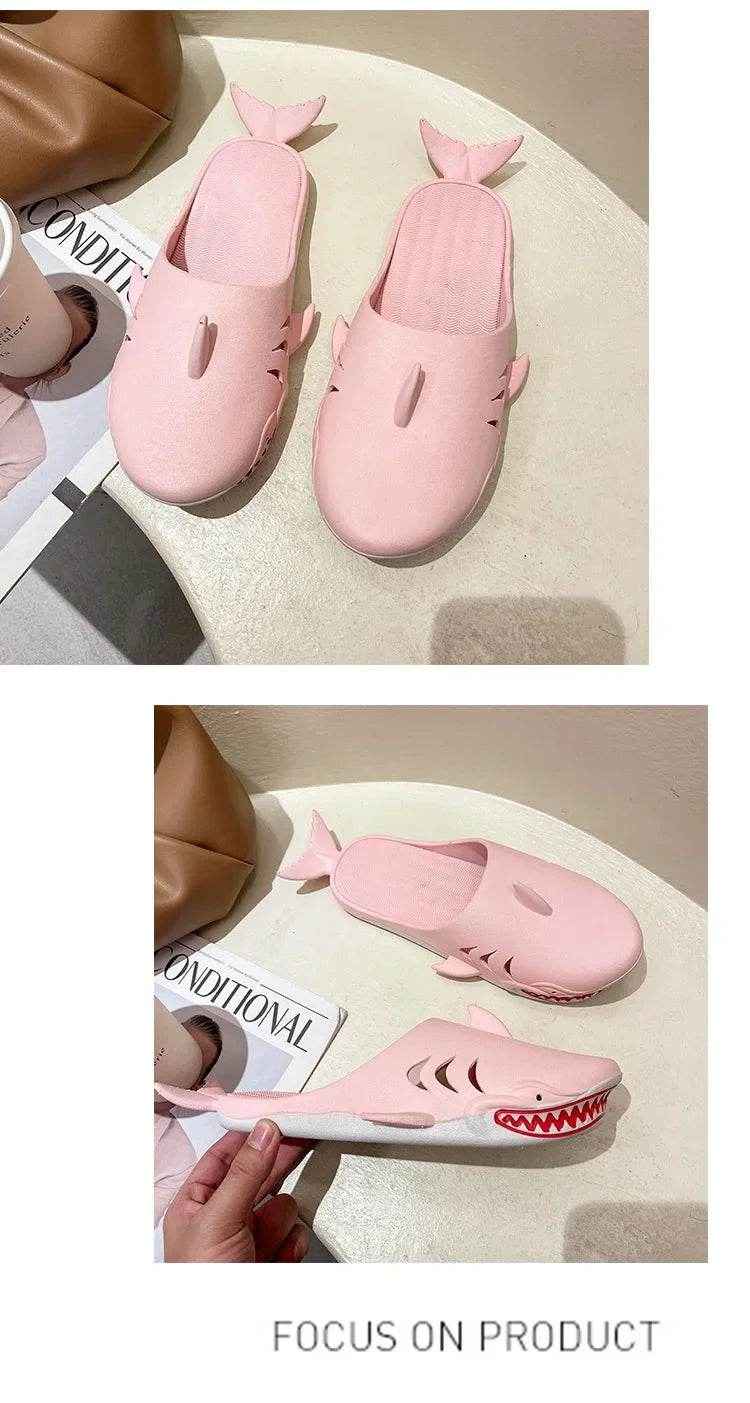 🦈Cheeky Shark Slippers for Boys – Snappy Style, Soft Comfort! - ThiGui