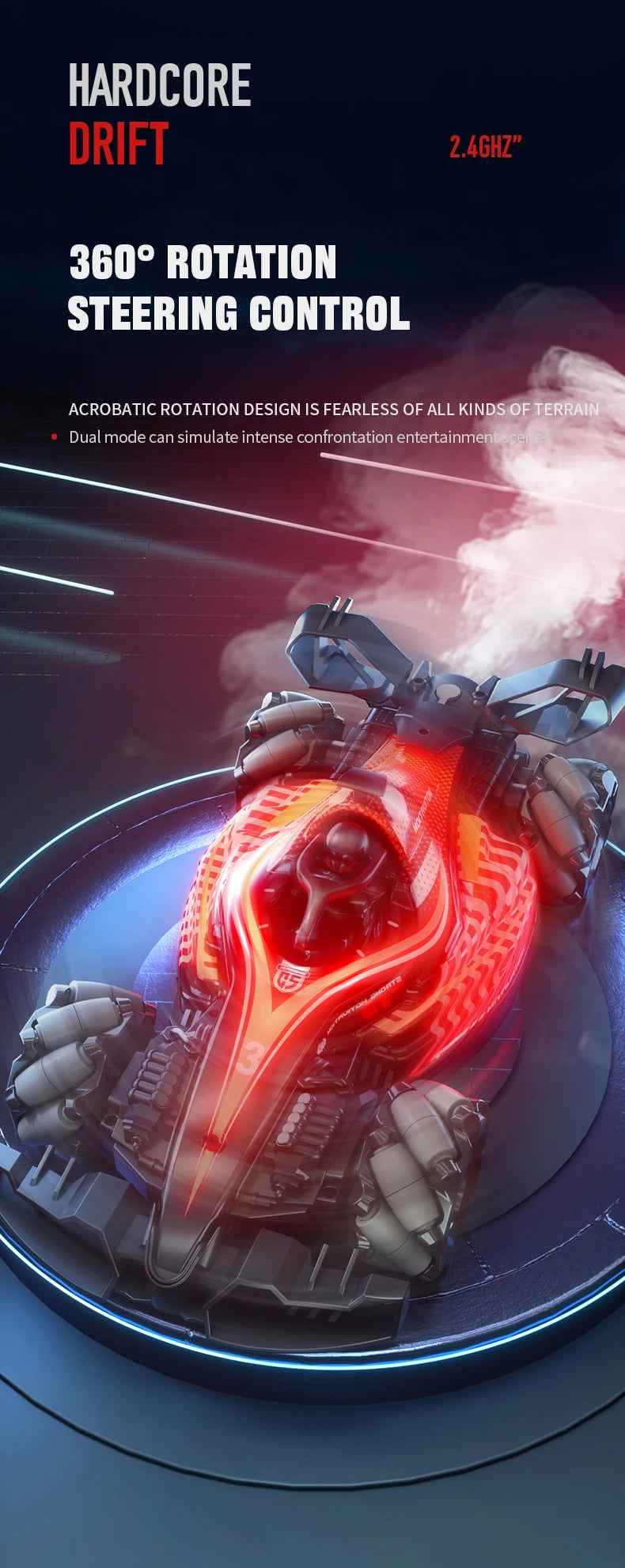 🚗💨 Turbo Spray Drift Car – Lights, Sounds & Stunts That’ll Wow Your Little Racer! 🔊✨ - ThiGui