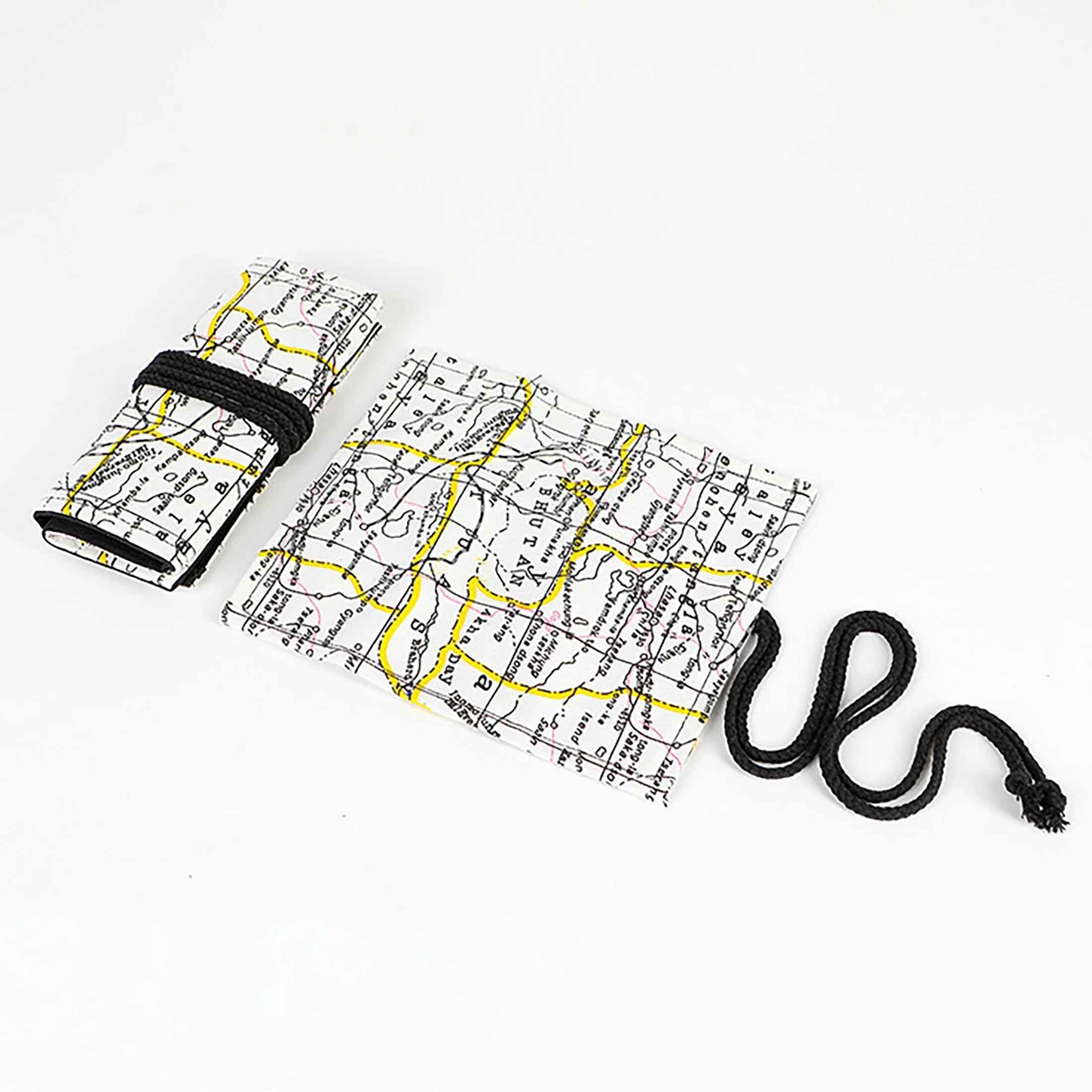 🎨 Jungle Joy! 24-Slot Canvas Pencil Roll for Budding Little Artists - ThiGui