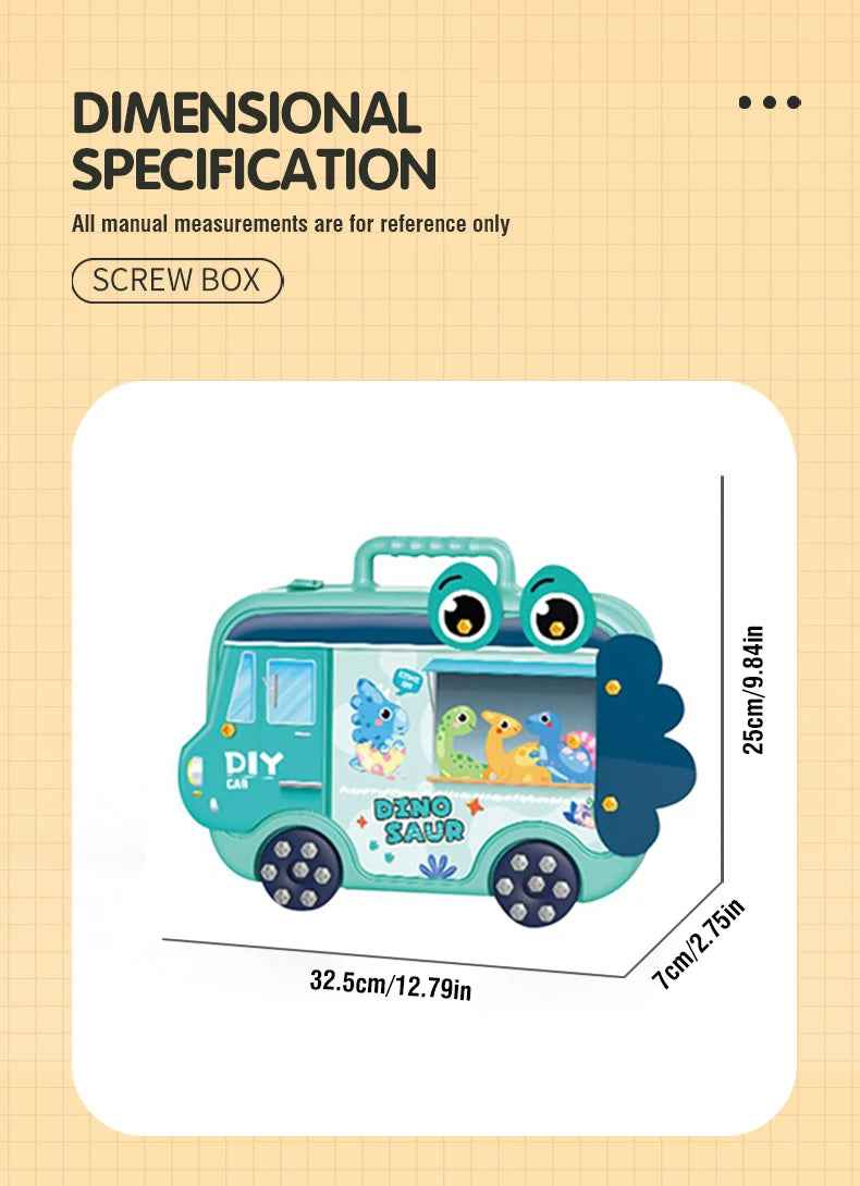 🔩 Build Big Ideas – Montessori Toolbox & 3D Puzzle Set for Young Makers 🧰🧠 - ThiGui