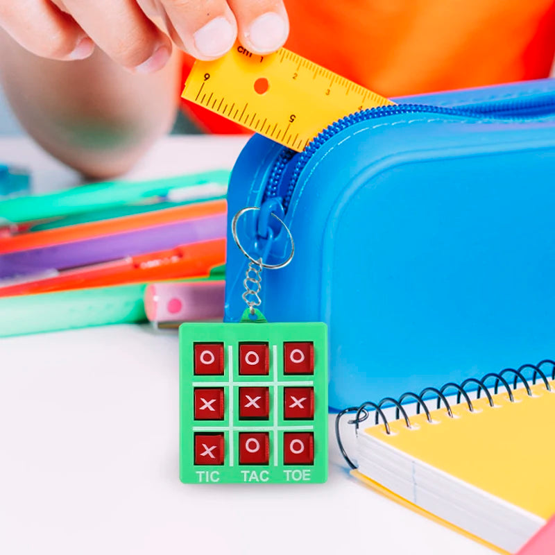 🎒🎯 Mini Tic Tac Toe Game Keychains – Pocket-Sized Fun for Smart Little Minds! 🧠✨ - ThiGui
