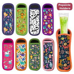 🧊No-Mess Ice Cream Fun: Soft Cartoon Popsicle Holders That Keep Little Hands Warm & Clean - ThiGui