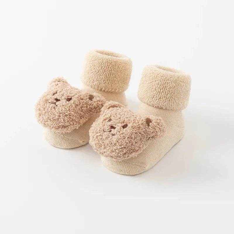 🧦Snuggly Little Steps – Cosy Non-Slip Winter Shoes for Tiny Explorers (0–2 Years) - ThiGui