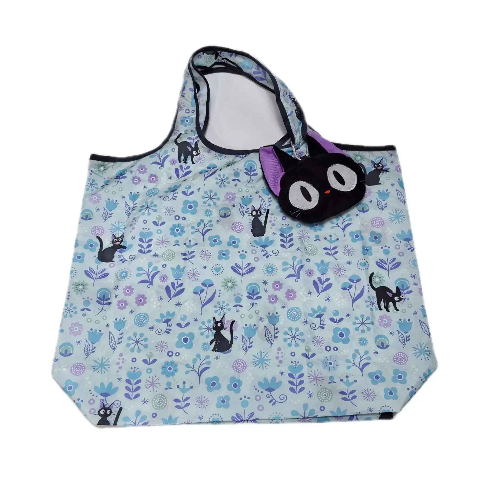 🛍️ Cartoon Foldable Tote Bag – The Must-Have Sidekick for Mums on the Go! 🐱🌈 - ThiGui