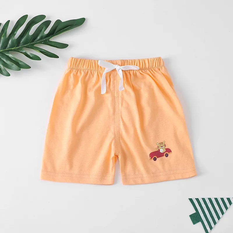 ☀️ Pure Cotton Summer Shorts – Comfy Coolness for Active Boys! 🩳🌈 - ThiGui