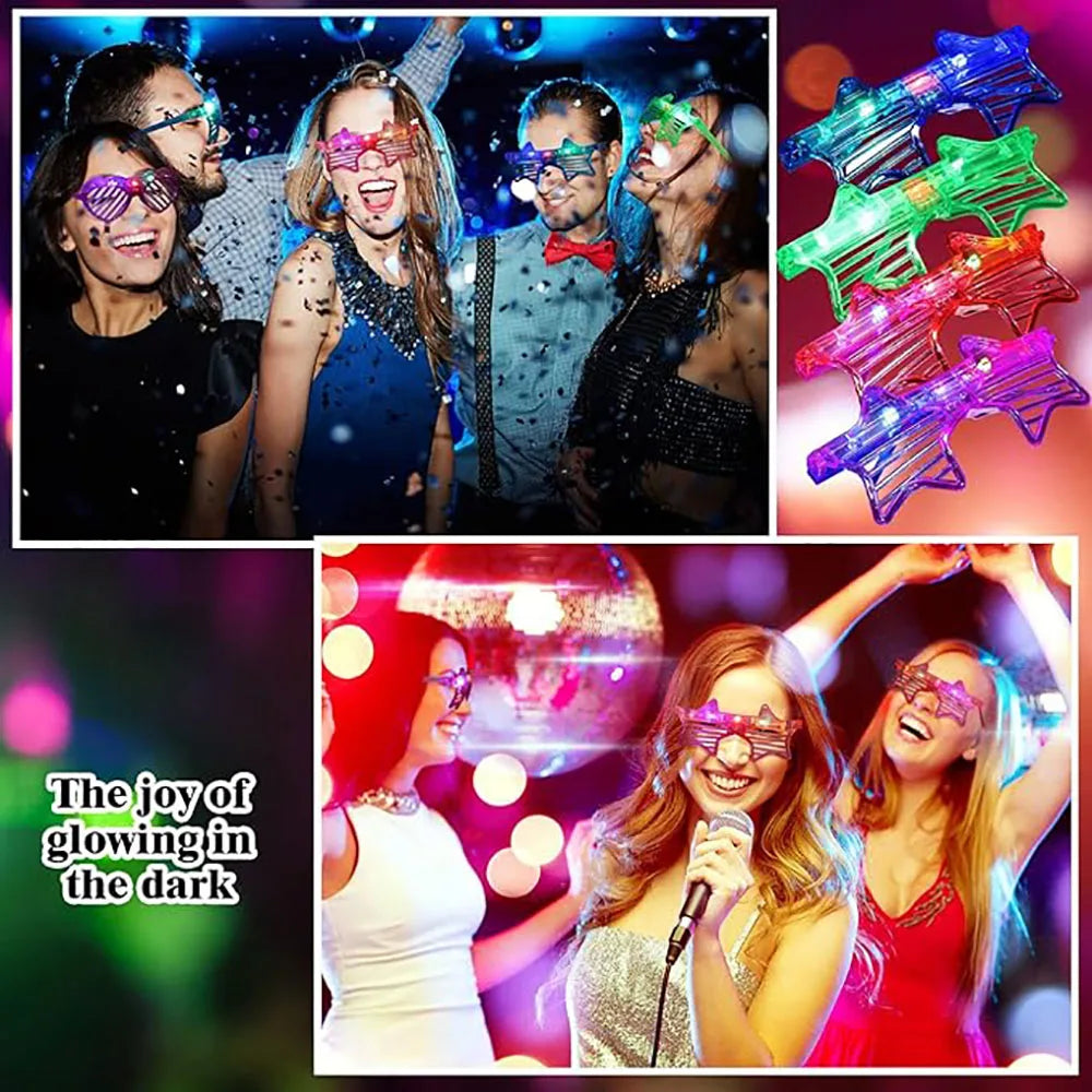 🎉 Glow Party Glasses – Light-Up Fun for Birthdays, Sleepovers & Celebrations! 😎✨ - ThiGui