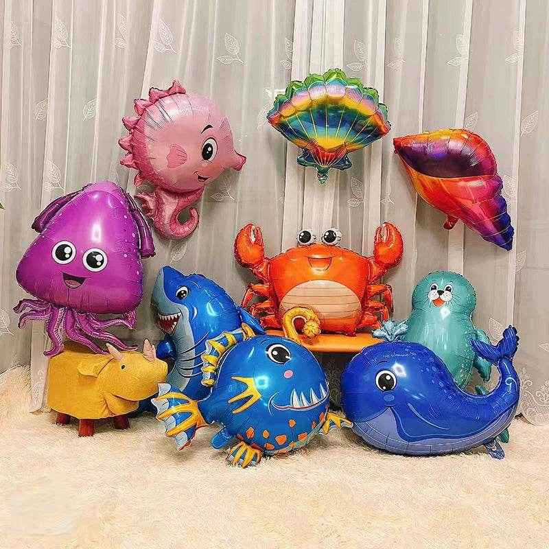 🐳Ocean Party Magic – Adorable Marine Animal Balloons That Make a Splash! - ThiGui
