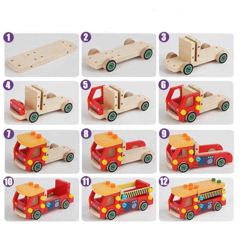 🌳Fix, Twist, and Learn! Montessori Wooden Busy Board for Hands-On Little Builders 🧰🪵 - ThiGui