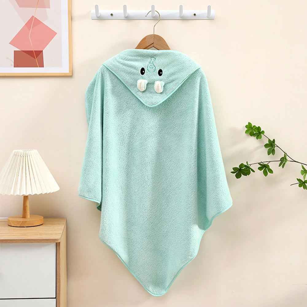 💤 Baby Snuggle Hooded Towel – Ultra-Soft Wrap for Sweet Little Dreamers 🌙🛁 - ThiGui