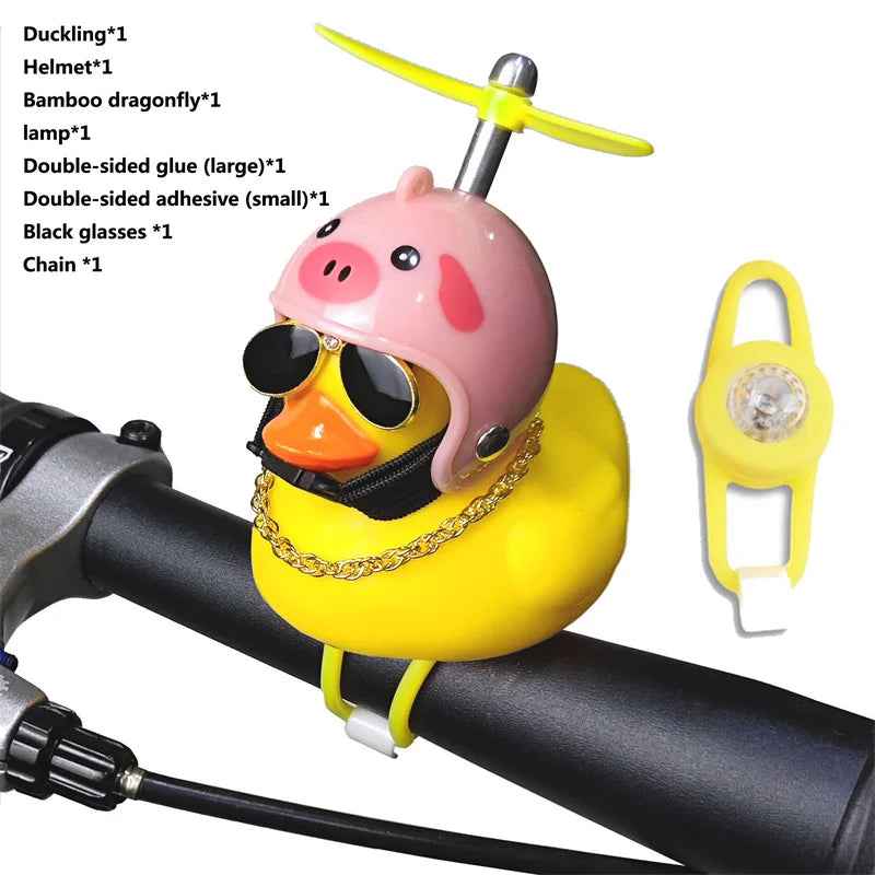 🚴Quack & Glow! The Little Yellow Duck That Lights Up Every Ride - ThiGui