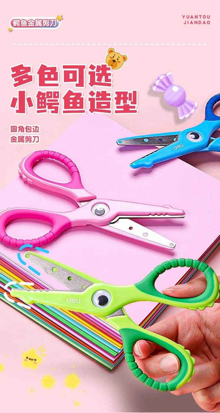 🎨Snip-Safe Fun! Adorable Cartoon Scissors for Little Hands & Big Ideas - ThiGui