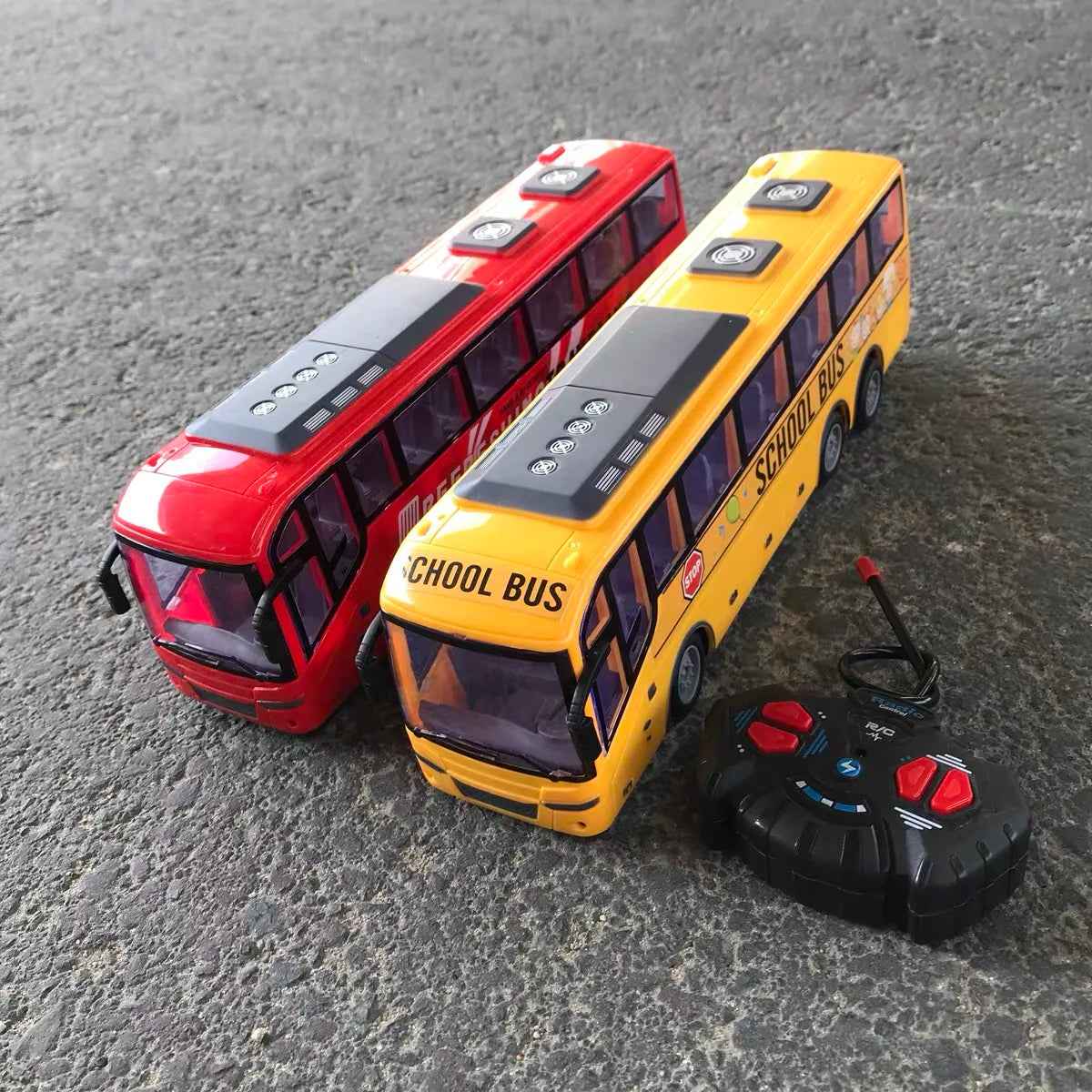 🚗 RC Bus & Car Toy – Easy Remote Control Fun for Boys on the Move! 🎮🧒 - ThiGui