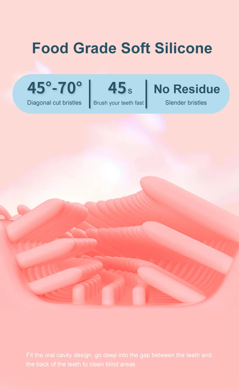 🪥⚡ Smart U-Shaped Electric Toothbrush – 360° Clean & Sonic Magic for Little Smiles! 😁👧👦 - ThiGui