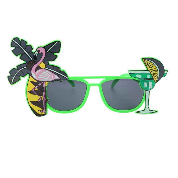 🌺 Say Aloha in Style – Fun Hawaiian Glasses for Parties & Cosplay! 🕶️🍍 - ThiGui