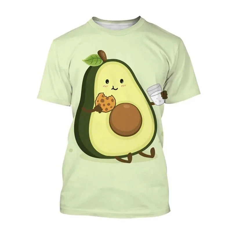 🌞🥑 Avocado Fun in 3D! The Summer Tee Every Boy Will Love 👕 - ThiGui