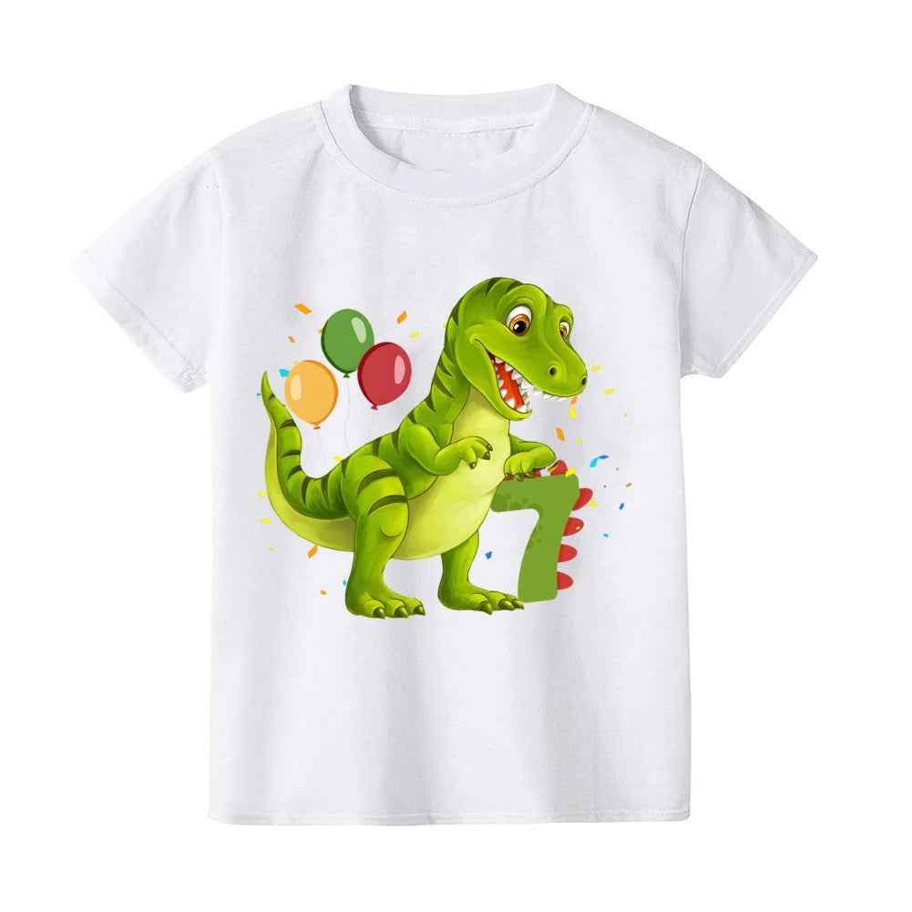 🦖🎉 Rawr! T-Rex Birthday Tee for Boys & Girls – Choose ANY Age! - ThiGui