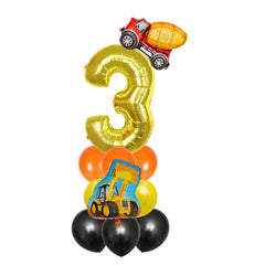 🚧 Party Zone Activated! Construction-Themed Tableware Set for Boys Who Dig Trucks 🛠️🎉 - ThiGui