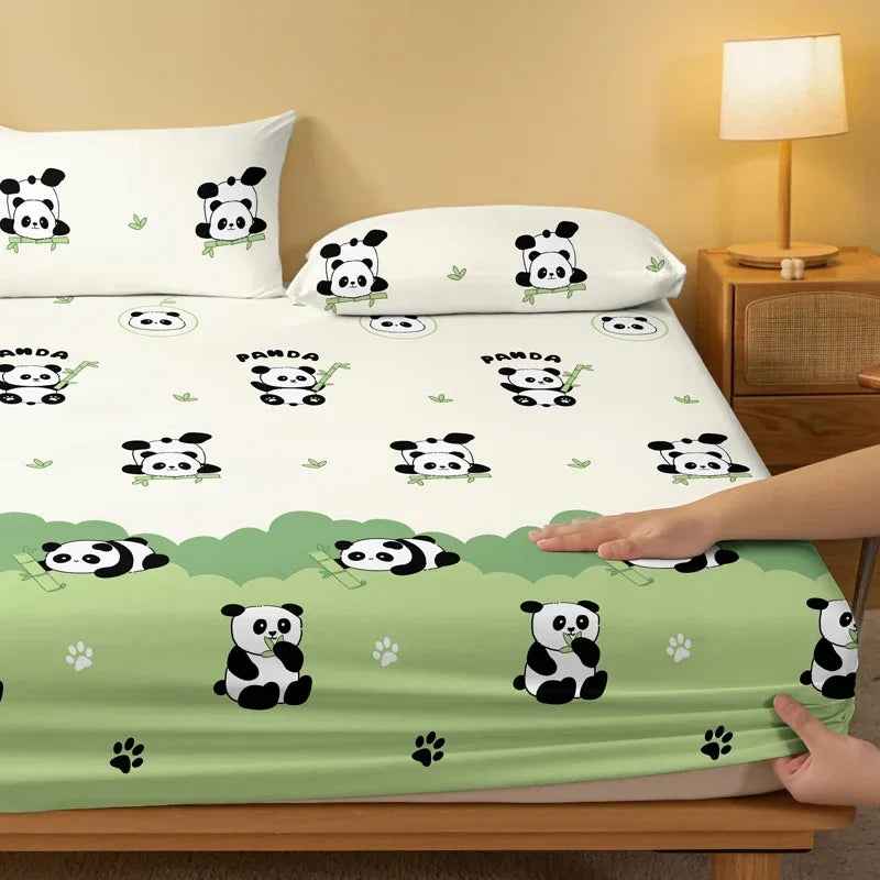 🐼Sleepy Pandas & Sweet Dreams – Adorable Fitted Sheet for Little Ones 💤 - ThiGui