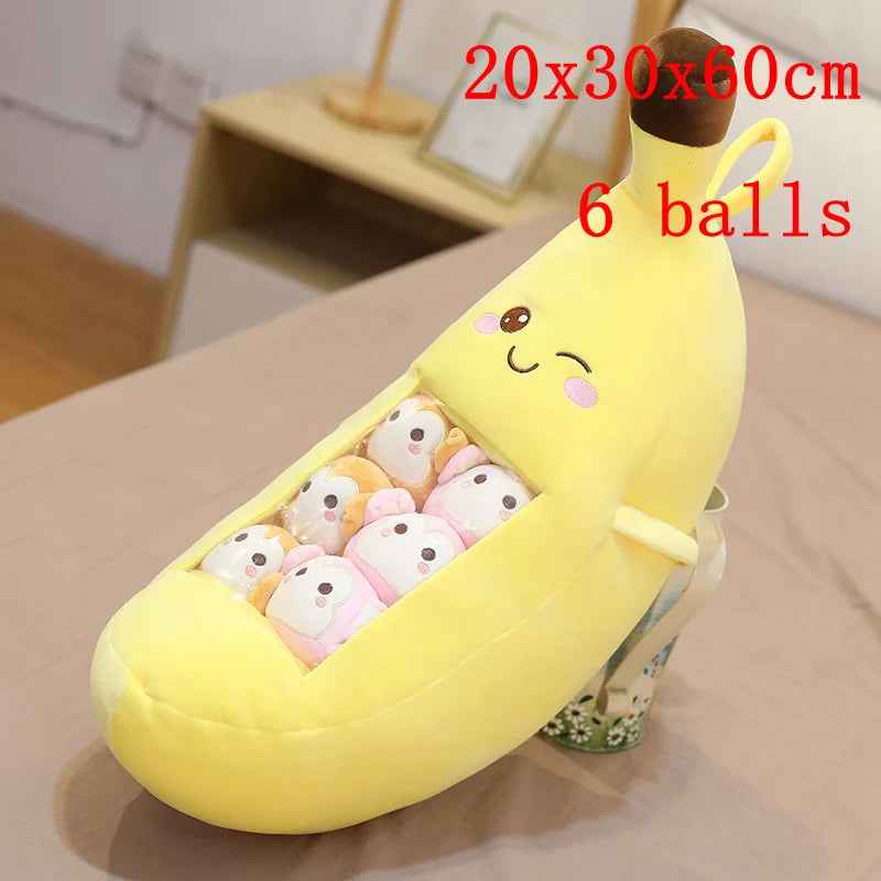 🍓Adorable Plush Pudding & Candy Snack Bags – Snuggle Up with a Sweet Surprise!🍌 - ThiGui