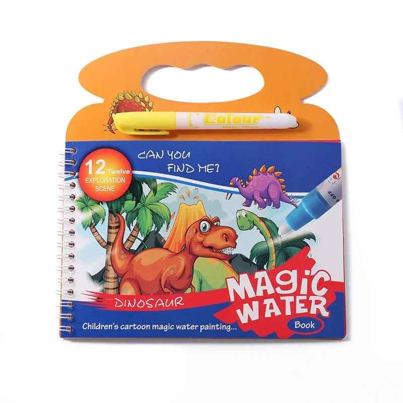 💦Just Add Water! The Magical Reusable Drawing Book Boys Can’t Put Down - ThiGui