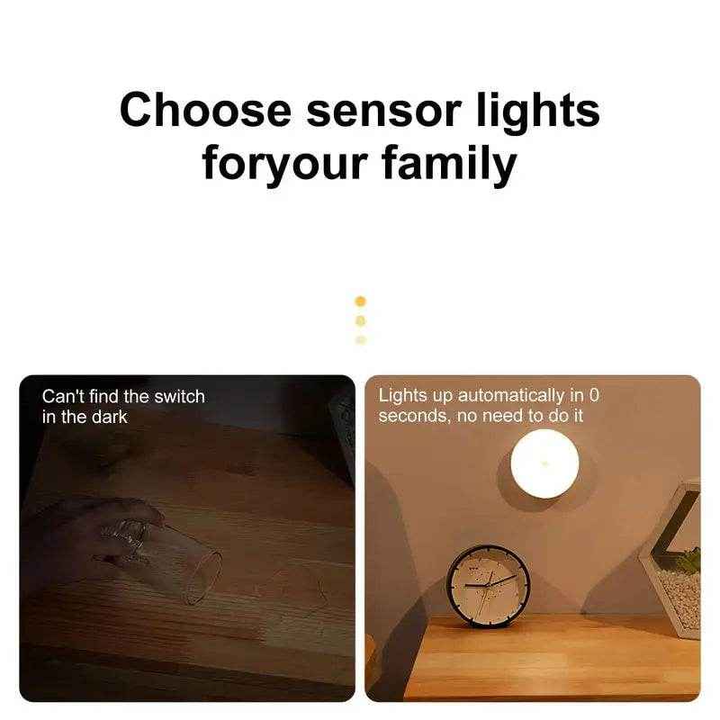 💤No More Stumbles at Night – Smart Sensor Light That Knows When You’re There! - ThiGui