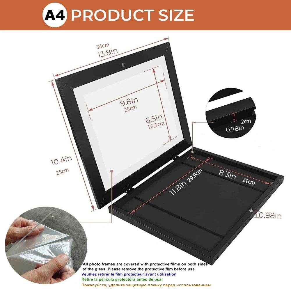 🌳 Magnetic Kids’ Art Frame – The Easiest Way to Show Off Your Little One’s Masterpieces! - ThiGui