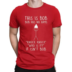 This Is Bob Stickman Joke Tee 😂🎭 Funny Vintage Cotton Graphic Shirt - ThiGui